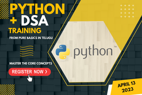Python Online Training - April 2023