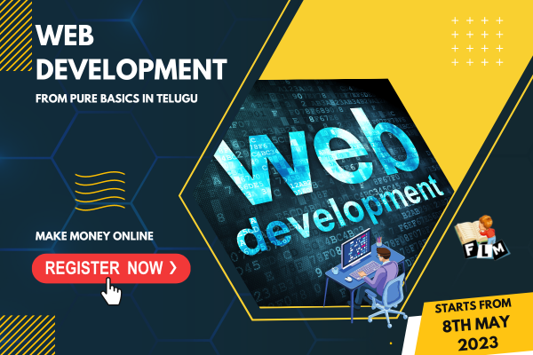 Web Development Online Training April 2023
