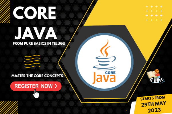 Core Java Online Training - May 2023