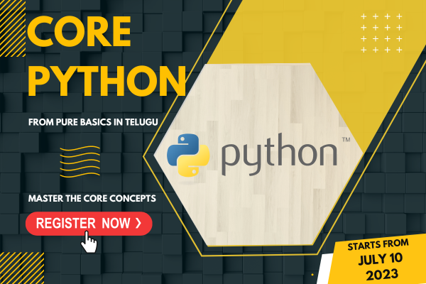 Core Python July 2023