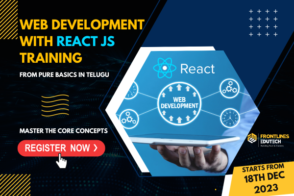 Web Development with React JS - Dec 2023