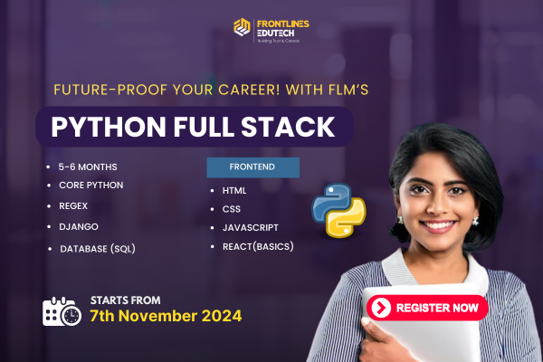 Python Full Stack Course Online Training November 2024