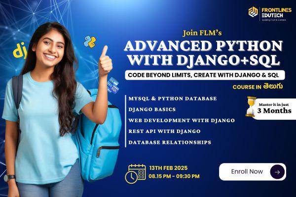 Advanced Python with Django+SQL Training February 2025